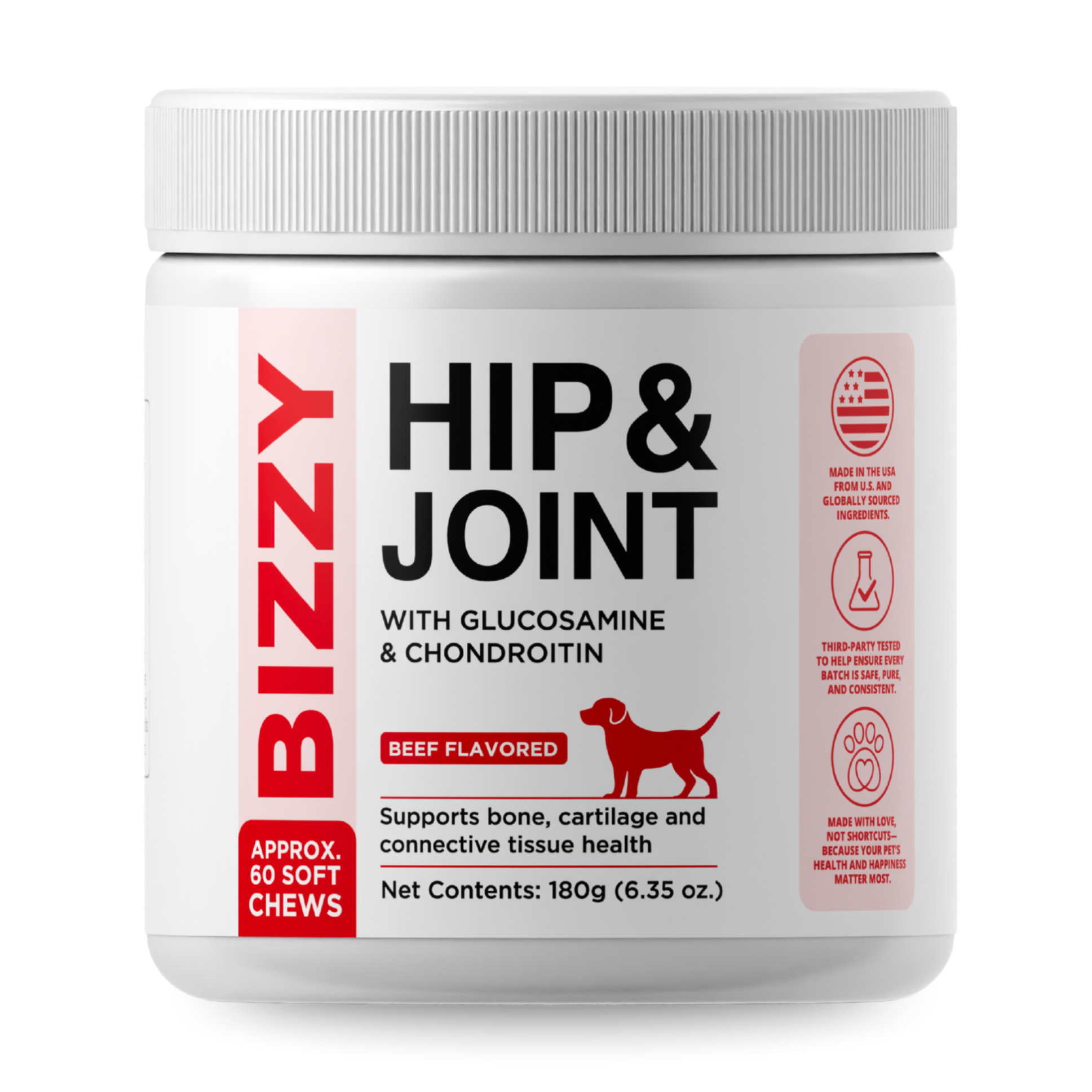 BIZZY Hip & Joint Support – 60 Soft Chews